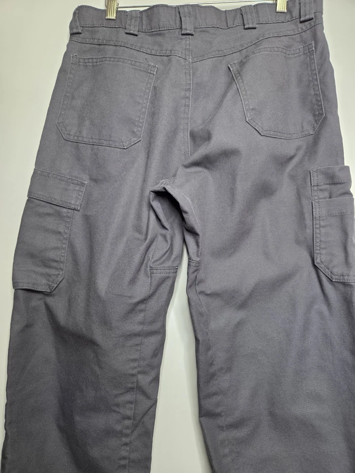RED KAP Men's Performance Shop Pant Durable Reinforced Knees Dark Gray 34x34/33" - Image 4 of 4