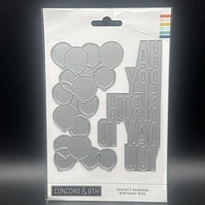 Concord & 9th Perfect Pairings Birthday Dies Balloons Party