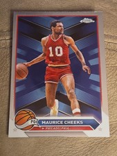 2023-24 Topps Chrome Maurice Cheeks #34 Philadelphia 76ers Trading Card FREESHIP