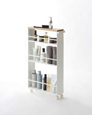 Yamazaki Home TOWER Rolling Slim Storage Cart...