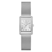 Guess Damen Uhr Armbanduhr Bonnet GW0997L1 Edelstahl Silber