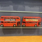 X2 Vintage Diecast Dinky Toys London Transport Routemaster Bus 289