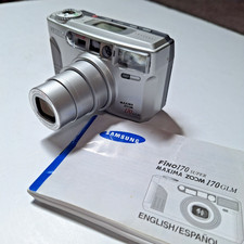 Samsung Maxima Zoom 170 GLM 35mm Film Camera WORKS Manual Film Case