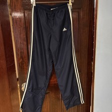 navy blue adidas track pants Women  s Size Small