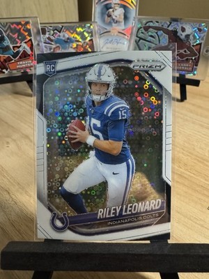 2025 Panini Prizm - Rookies Riley Leonard #342 White Disco Prizm