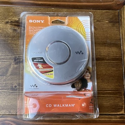 Sony CD Walkman D-EJ011 Silver Portable CD Player G-Protection Mega Bass