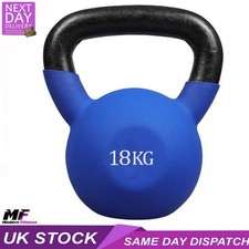 Kettlebell 18kg Neoprene Textured Easy Grip Handle Modern Stoves