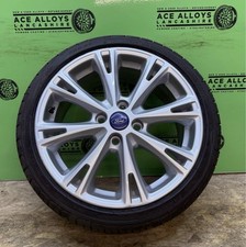 GENUINE OEM FORD FIESTA ZETEC S 17” 4x108 ALLOY WHEEL + GOOD TYRE X 1