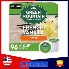 Green Mountain Coffee Roasters French Vanilla ,Light Roast Coffee, 96 Count