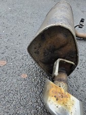 Jaguar Xf 2.7  X250 Rear Exhaust Left Hand Side Nearside Passenger 8x23 5232