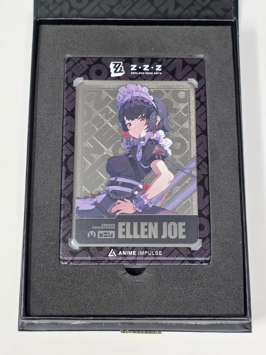 Zenless Zone Zero Ellen Joe SILVER Metal Card ZZZ Anime Impulse