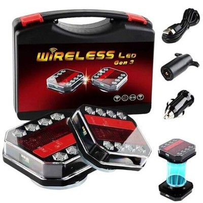 Upgraded Version Wireless Trailer Lights Magnetic Bluetooth Trailer Lights 