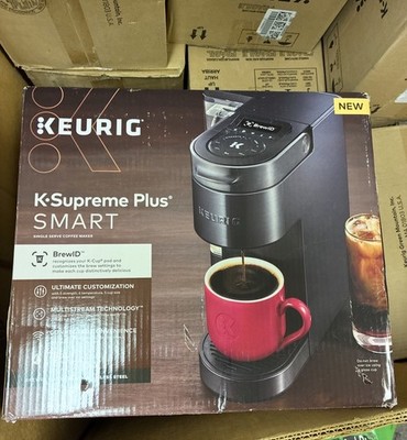 Keurig K-Supreme Plus Smart Single Serve Coffee Maker, Black, New Factory Sealed