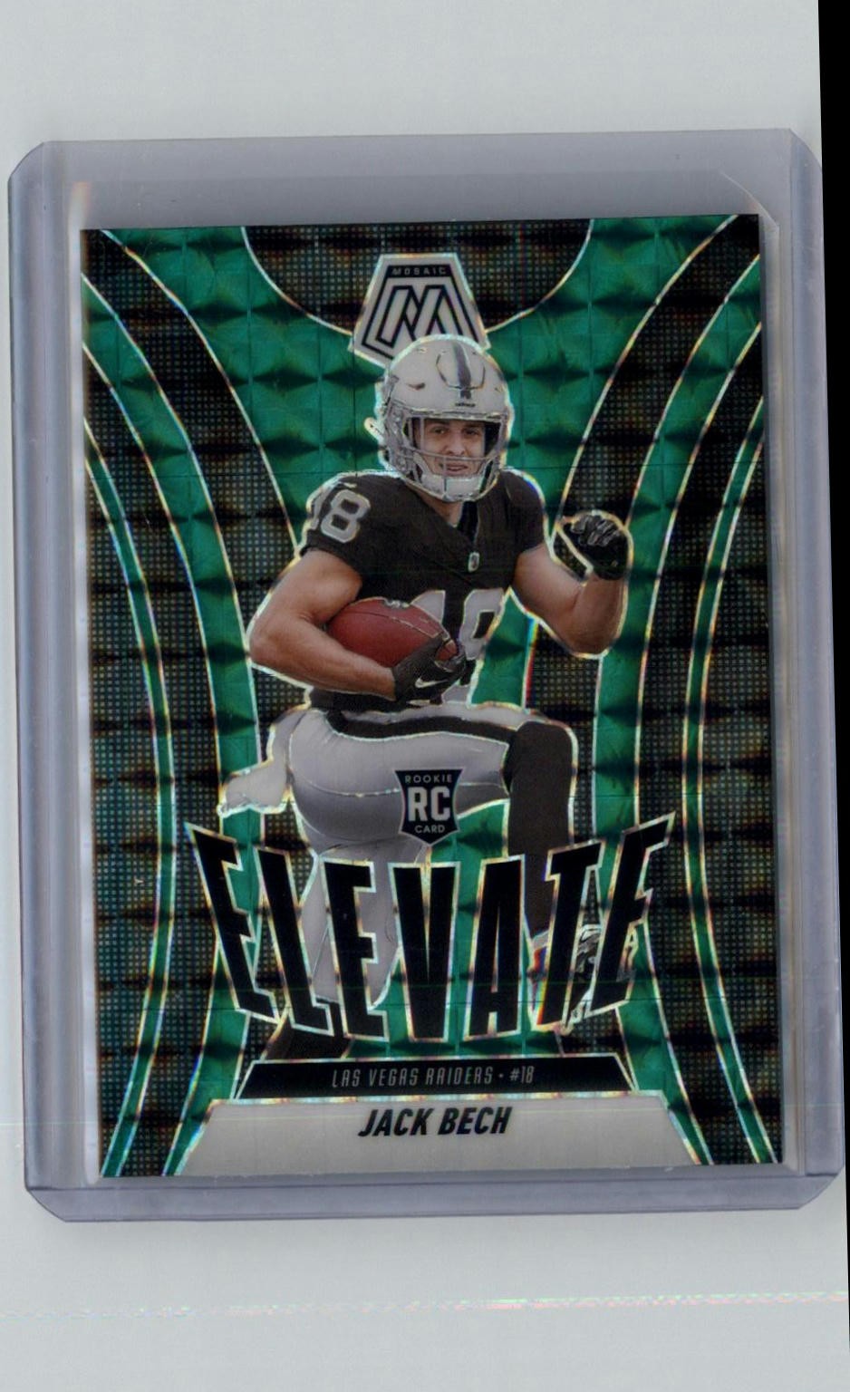 2025 Panini Mosaic #11 Jack Bech Elevate Mosaic Green