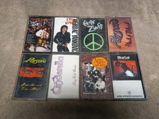 7x Vintage Music Cassette Tapes