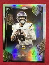 2025 Topps NFL Football - J.J. McCarthy Fortune 15 F15-18 Vikings Refractor