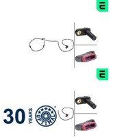 2X Sensor FüR Raddrehzahl Optimal 06-S107 2 Sensor Raddrehzahl
