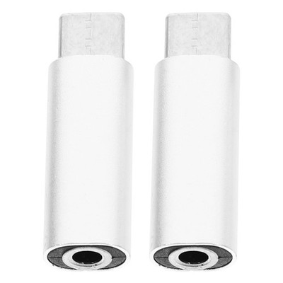 2 PCS Cable Adapter and Converter Usb Earphone Type to Headphone Jack 3.5mm