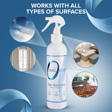 ZERO ODOR 8 oz. Multi-Purpose Odor Eliminator Spray, Best for Bathroom  Kitchen