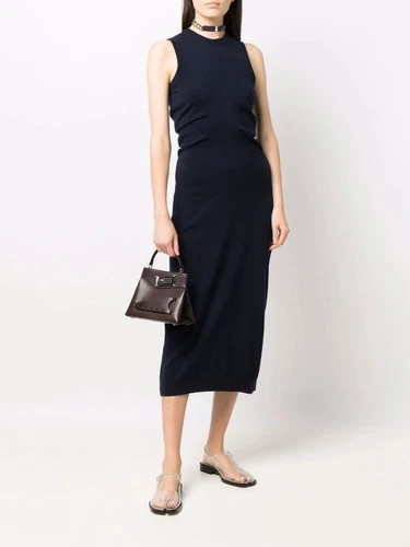 Abito midi in maglia con dettagli a spacco Maison Margiela taglia L nuovo con etichetta