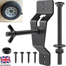 Wall Mounted Spare Tire Rack Holder, for Trailer Van Wheel Bracket Black UK