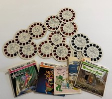 Vtg View Master 3D Muppet Jim Henson Barbie Winnie The Pooh King Kong Reels Lot
