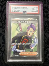 2025 Pokemon SV10 Destined Rivals Team Rocket's Petrel 226/182 Holo PSA 10 on eBay