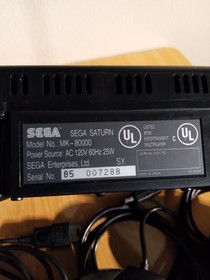 Sega Saturn w/ 3 Controllers & cables, Video Output Problem