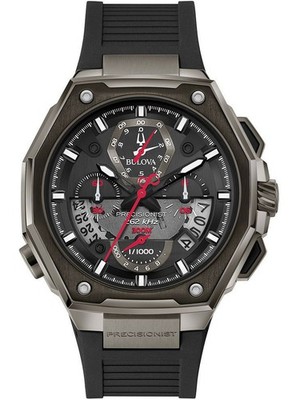 Bulova 98B358 Precisionist Chronograph Herrenuhr 46mm 30ATM