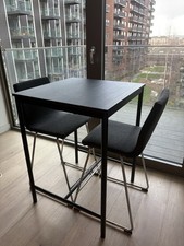 Bar Table And Chairs Black Ikea