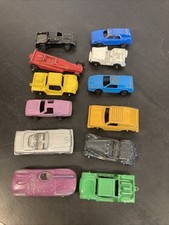 12 VINTAGE DIECAST TOYS: TOOTSIE, Mercedes jaguar, jeep A MIXED LOT B2