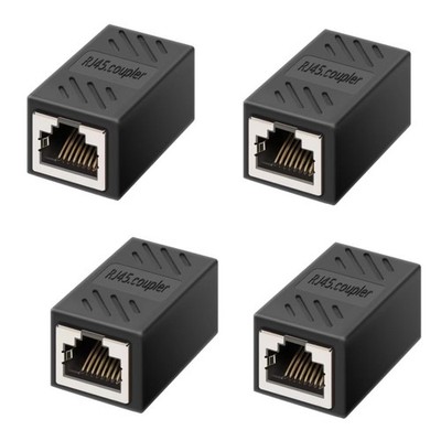RJ45 Coupler, Ethernet Network Cable in line Coupler for black 