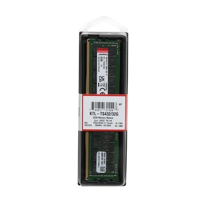 Kingston 32GB DDR4-3200 CL22 ECC RDIMM Sealed Server Memory RAM KTL-TS432/32G