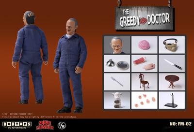 その他 BOBTOYS 1/12 The Greedy Doctor BOBTOYS Movie Museum The Greedy Doctor 1/12 Limited Action Figure