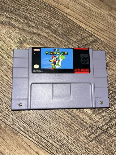 Super Mario World - Original and Authentic SNES Super Nintendo Game