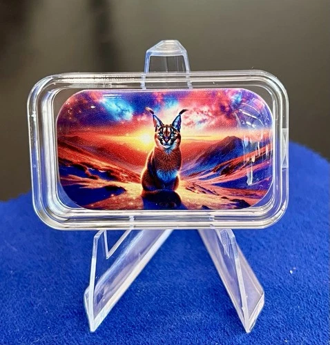 Hayleybug Mint 2 Toz Silver HORIZON’S CALL LYNX/Bobcat W/COA Mintage 15