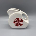 Fiesta Peppermint Mini Disc Pitcher in White | Fiestaware Creamer | FTCCO Excl.
