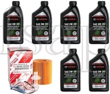 Genuine Toyota oil change kit for 2023 Toyota 4Runner Synthetic engine oil 0w20