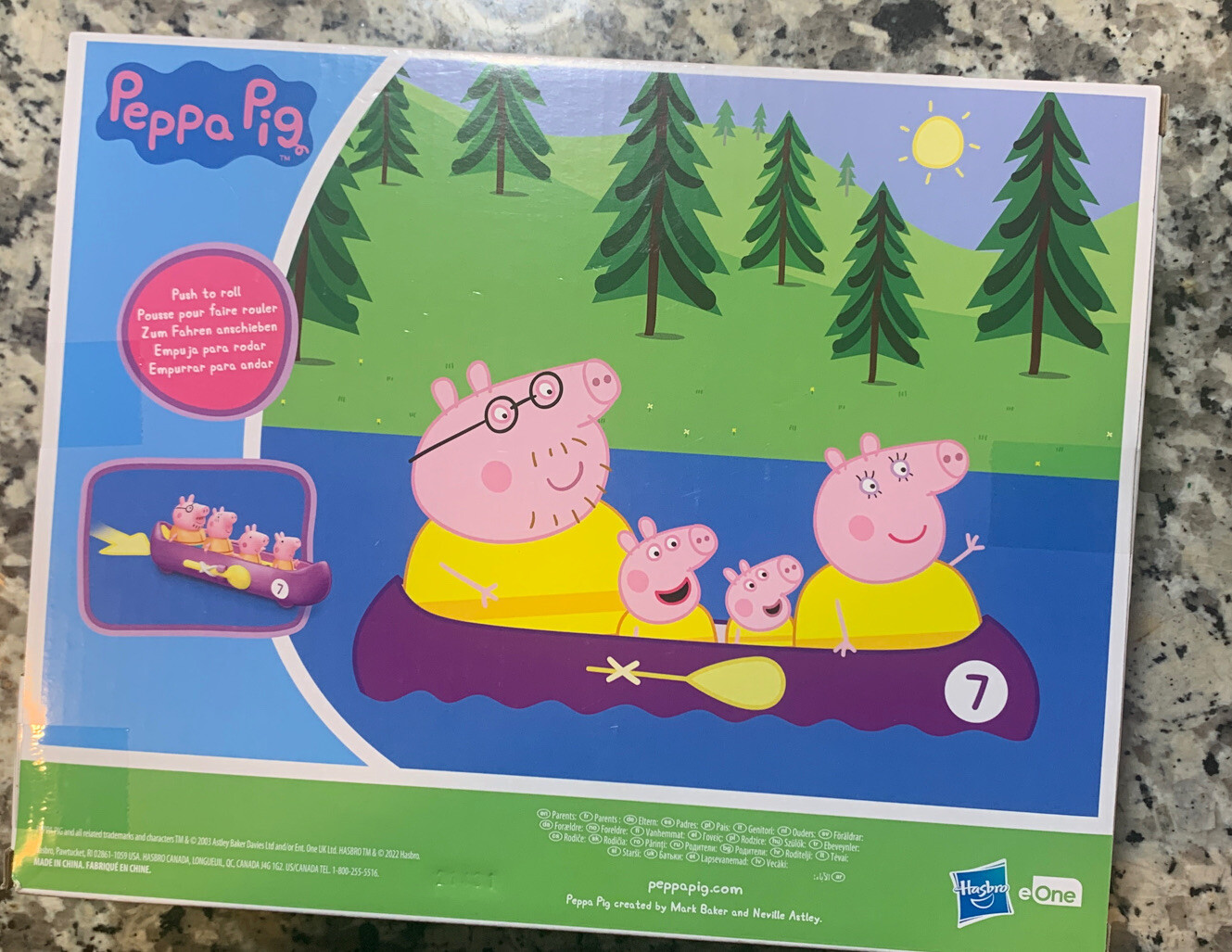 Peppa Pig Peppa’s FAMILY CANOE TRIP with 4 Figures By Hasbro NEW eBay