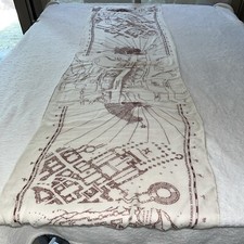 Harry Potter Wizarding World Scarf Maurauder  s Map Illustrated 75  READ