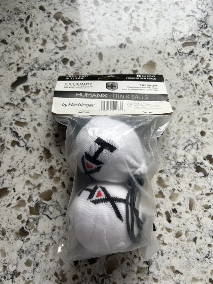 Bolas de tiza Harbinger HumanX para gimnasio de levantamiento de pesas NUEVAS Foto 2 de 2