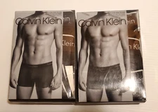 Calvin Klein 2x 3-Pack Mens Classic Fit Microfiber Stretch Low Rise Trunks Black
