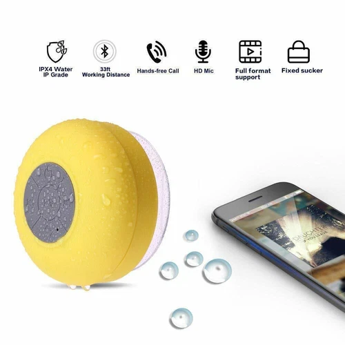 Bluetooth Wireless Speaker Waterproof Shower Wireless Resistant Portable Mic - Picture 21 of 59