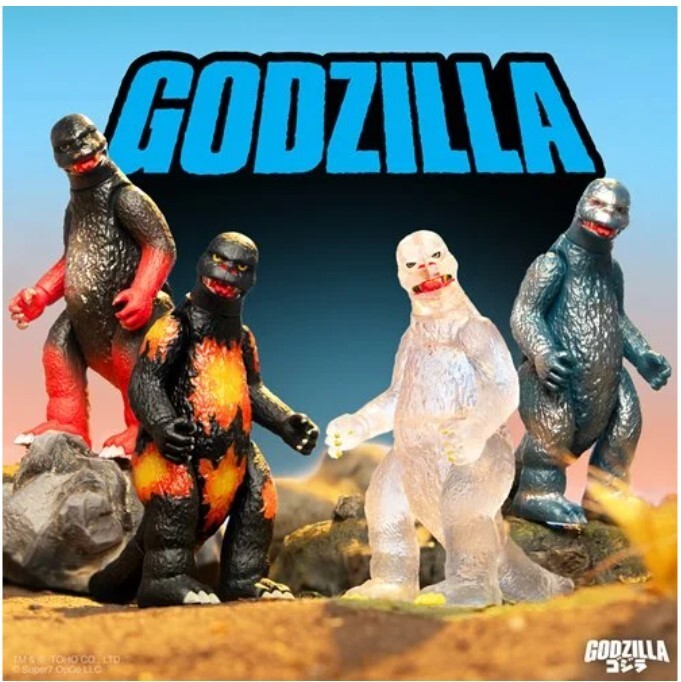 ゴジラ（SUPER7）アクションフィギュア未開封 Amazon.co.jp: Super7 トーホー ゴジラ アンギラス '55-9.5 cm