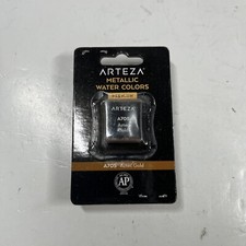 ARTEZA Metallic Watercolor Paint, Aztec Set Of 2 Pans 705 Gold
