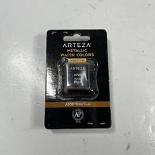 ARTEZA Metallic Watercolor Paint, Aztec Set Of 2 Pans 705 Gold