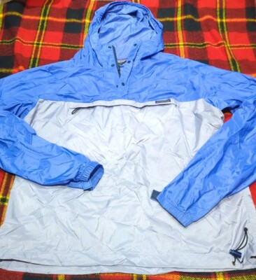 Vintage Patagonia Hooded Anorak Packable Windbreaker Pullover Snap
