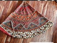 Hippie Cotton Mandala Multi -Color Printed Round Table Cloth,Table Cover, Throw