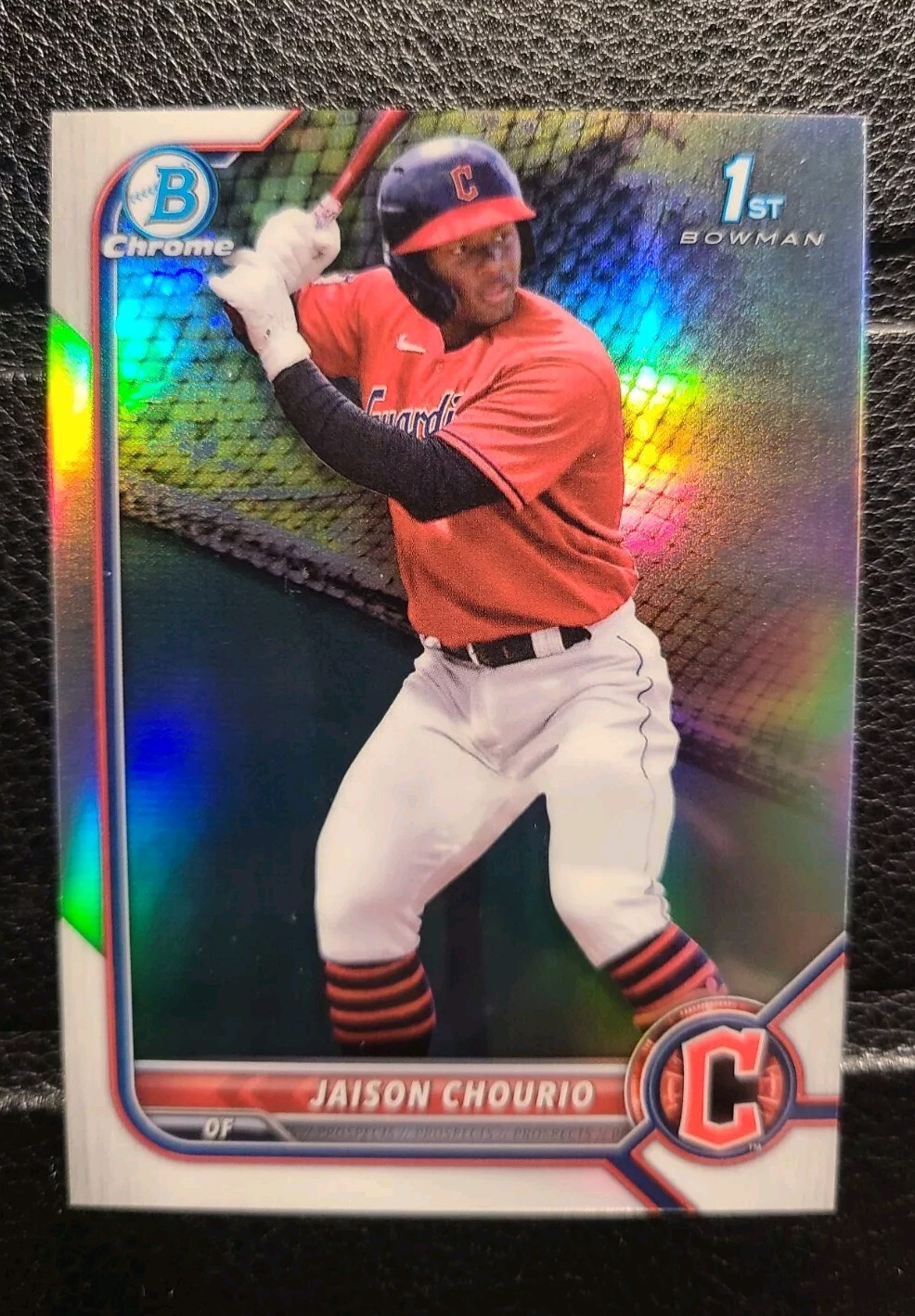 2022 Bowman Chrome Prospects Jaison Chourio 1ST REFRACTOR #/499 SP #BCP-174