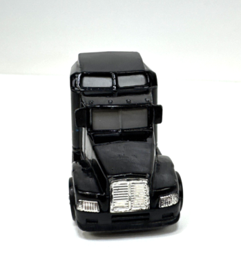 ミニカー Hot Wheels Blacktop KENWORTH BIG RIG 1988 Hot Wheels #76 Kenworth BIG RIG T600 Semi Truck Cab Black